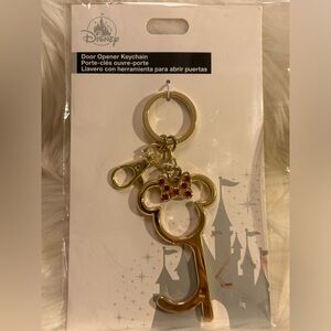 Disney Minnie Door Opener Keychain NEW